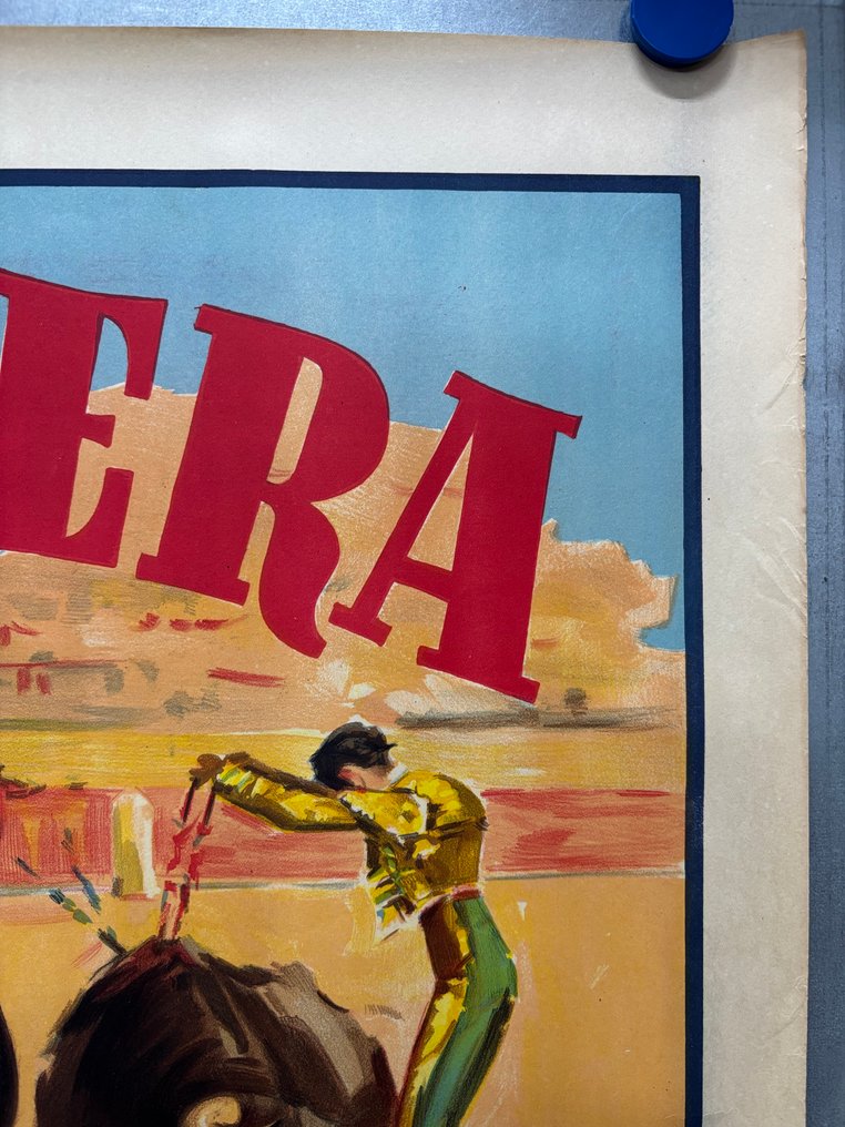 Donat Sauri - Llapisera - Toro and Cantinflas dancing - Litho. - c1950 - Década de 1950 #4.3