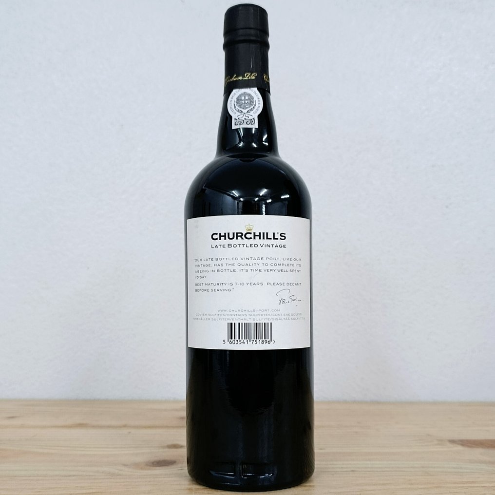 2007 , 2016 e 2019 Churchill's - Late Bottled Vintage Port -  Portó  - 4 Bottles (0.75L) #3.2