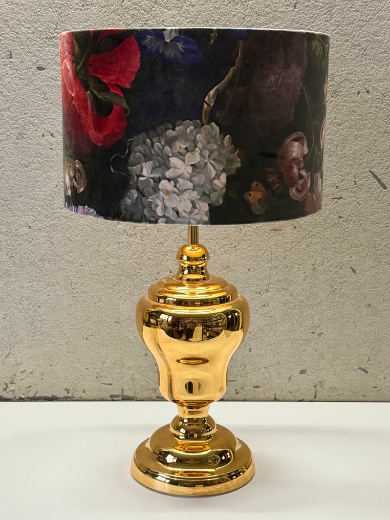 Rietveld - Bordslampa (2) - Mässing, Linne - Regency Lampen #2.1