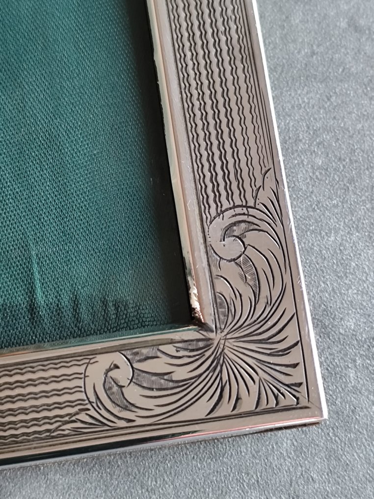 Portaritratti - .800 argento - Antica cornice anni 40 #4.3