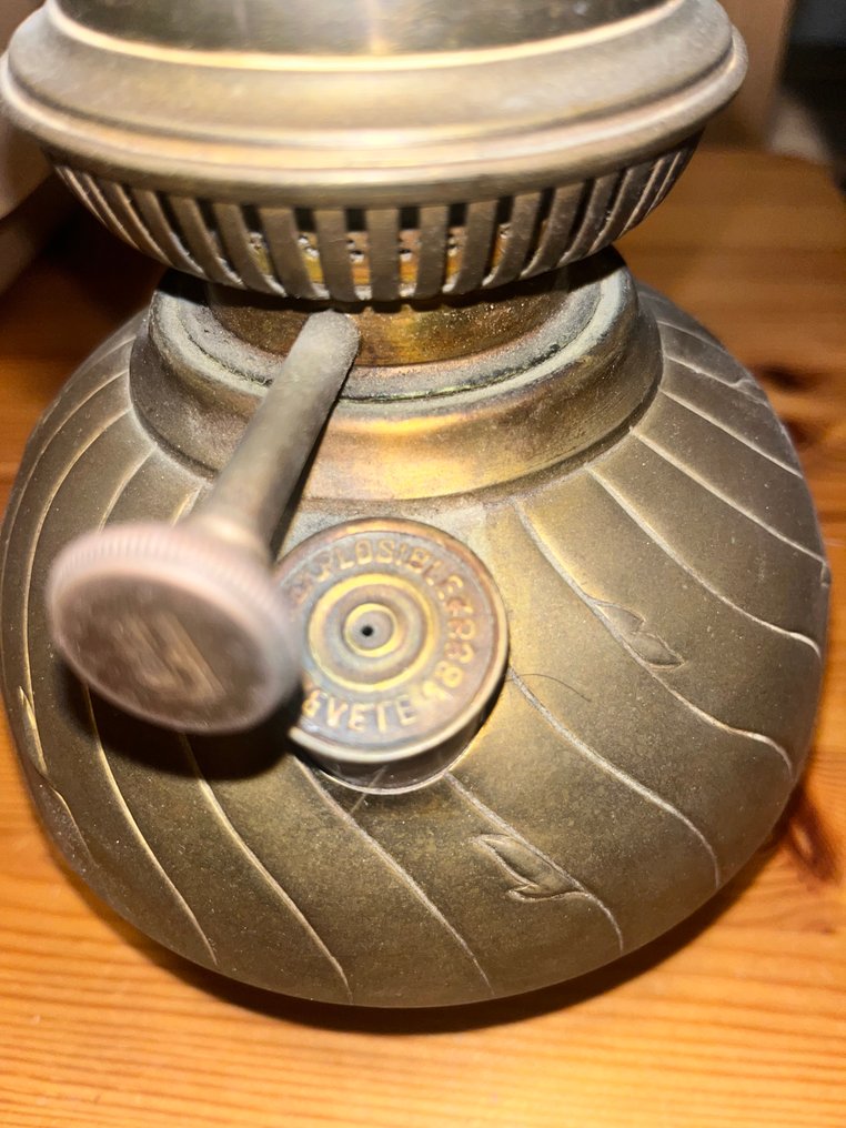 Lampe à huile - Cuivre, Laiton, Verre #2.1