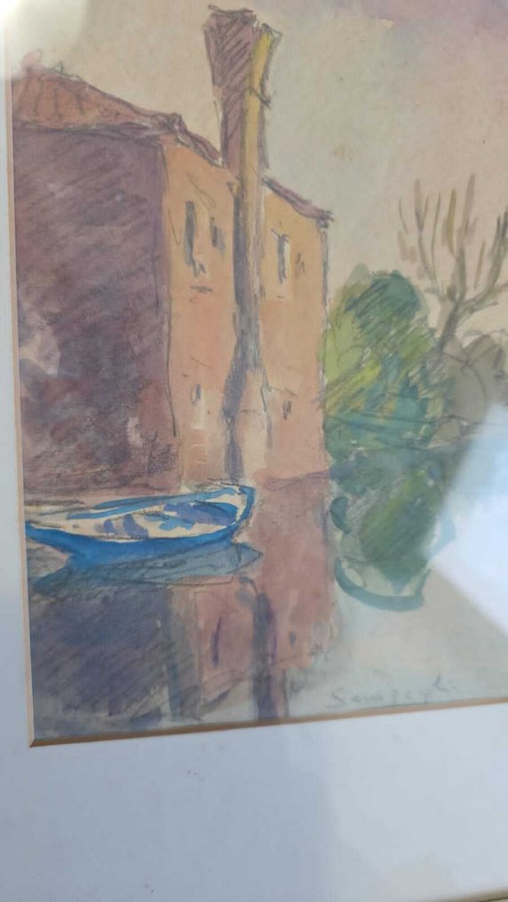 Giuseppe Senigaglia (1928-2018) - Tramonto a Torcello - NO RESERVE #3.2