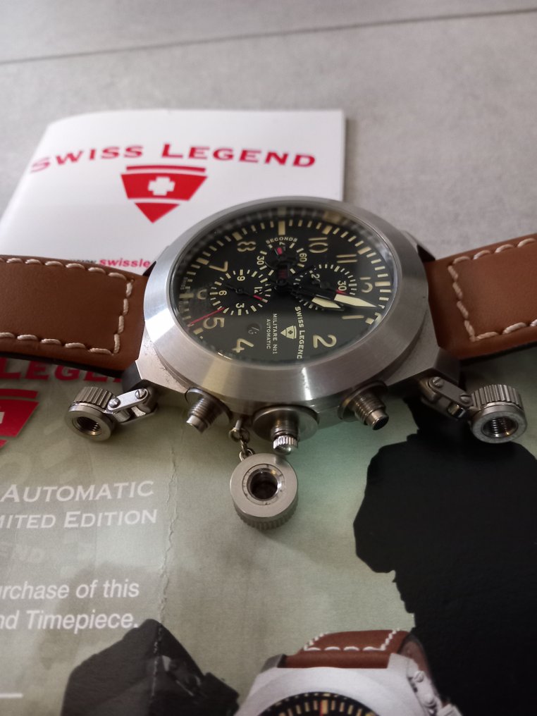 Swiss Legend - Militaire No 1 Automatic Triple Canteen Limited Edition - Mænd - 2000-2010  #4.3