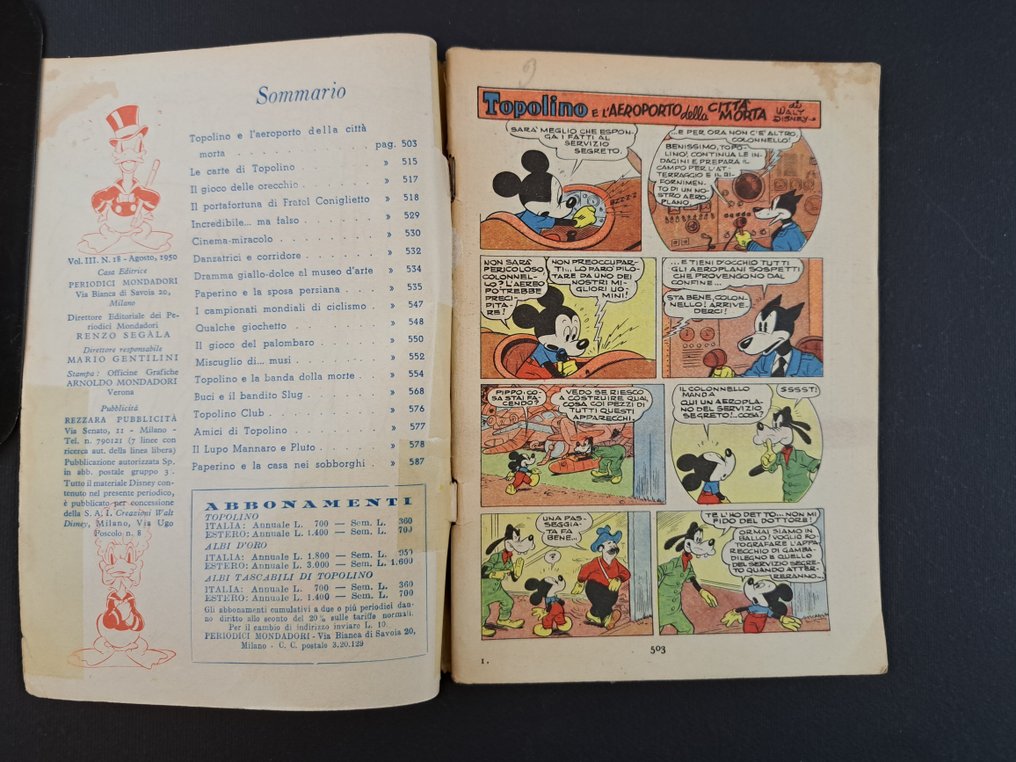 Topolino - Libretto n. 18 - 1 Comic - 1950 #1.0