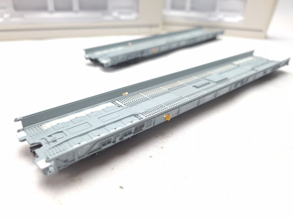 Märklin H0 - 28531 - Model wagonu towarowego (2) - 2x Saadkms tocząca się droga - SBB-CFF #2.1