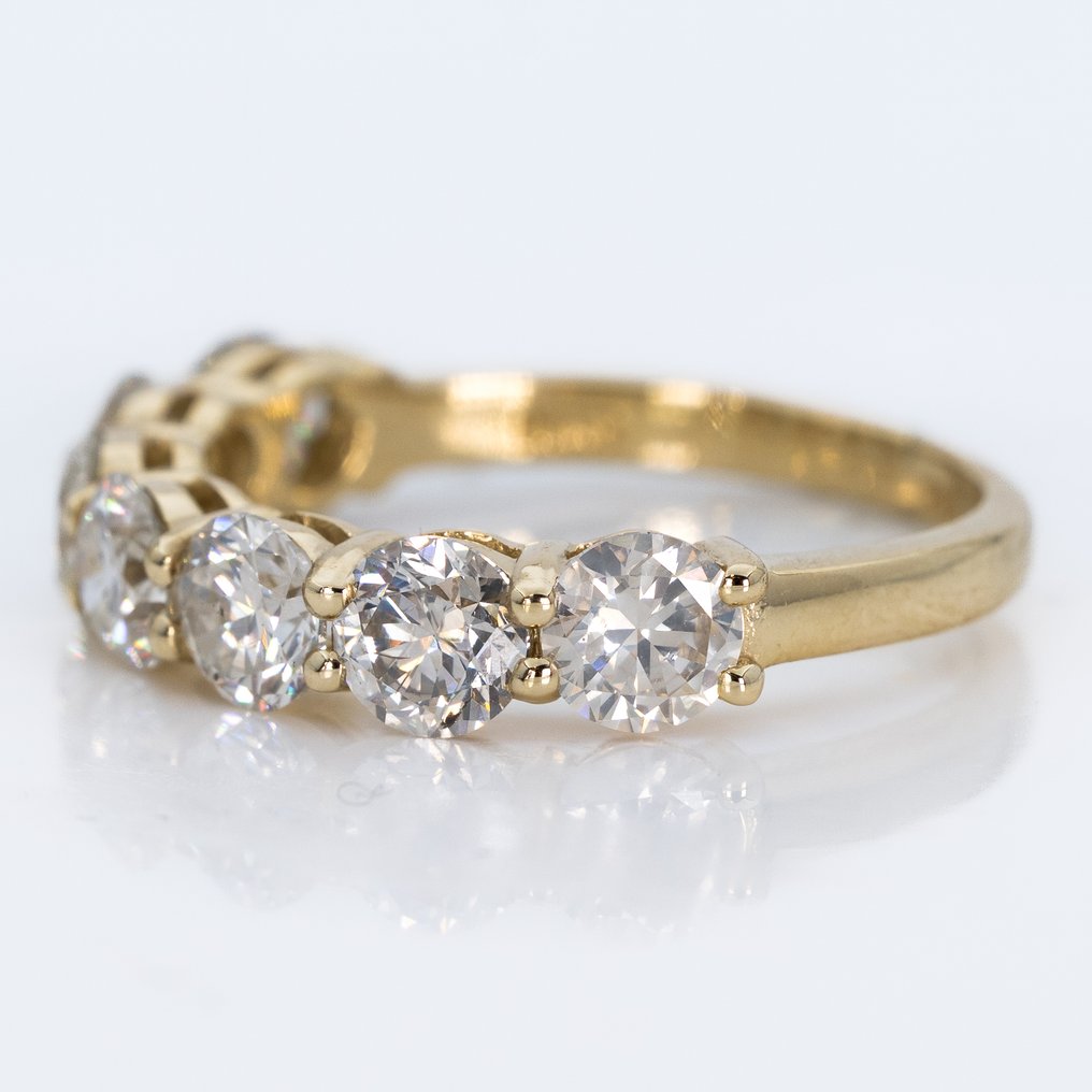 Sem preço de reserva - Anel - 14 K Ouro amarelo -  2.79ct. tw. Diamante (Colorido natural) - IGI #3.2