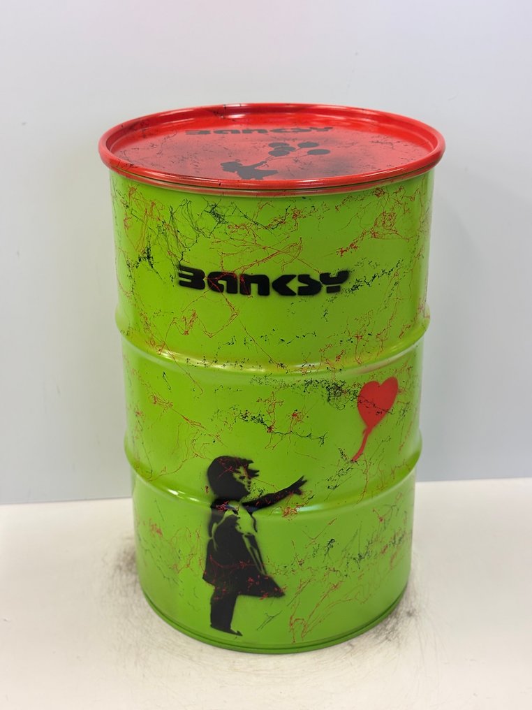 Rob VanMore - Barrel Banksy Balloon Girl #2.1