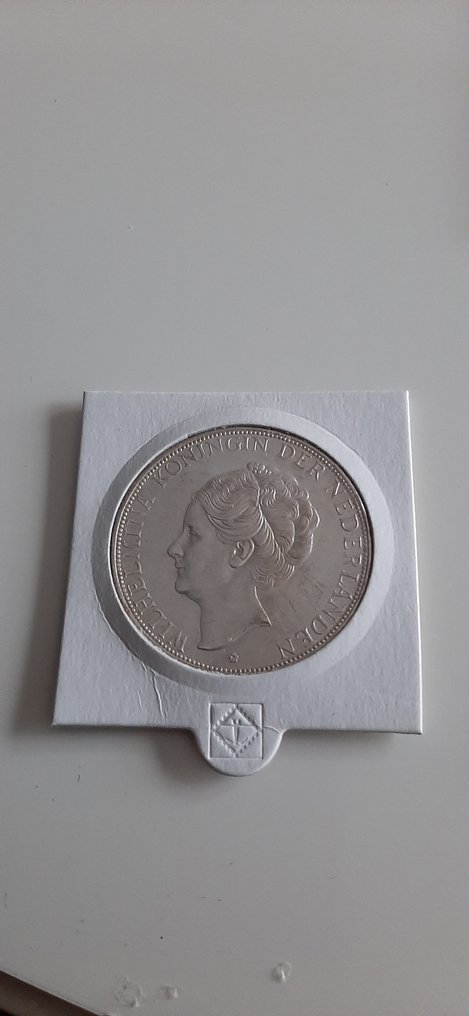 荷蘭. Wilhelmina. 2 1/2 Gulden 1938 Grof haar  (沒有保留價) #3.2