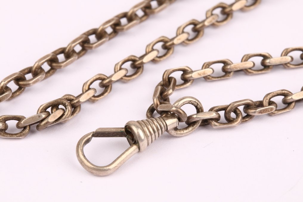 Nincs minimálár - Nyaklánc Ezüst - antik óra lánc #1.0