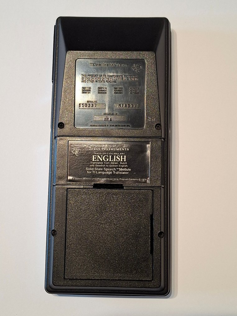 Texas Instruments Language Translator MTA 1080 - Tietokone #3.2