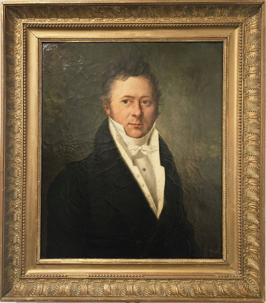 Italian school (XIX) - Ritratto giovanile di Camillo Benso di Cavour #1.0