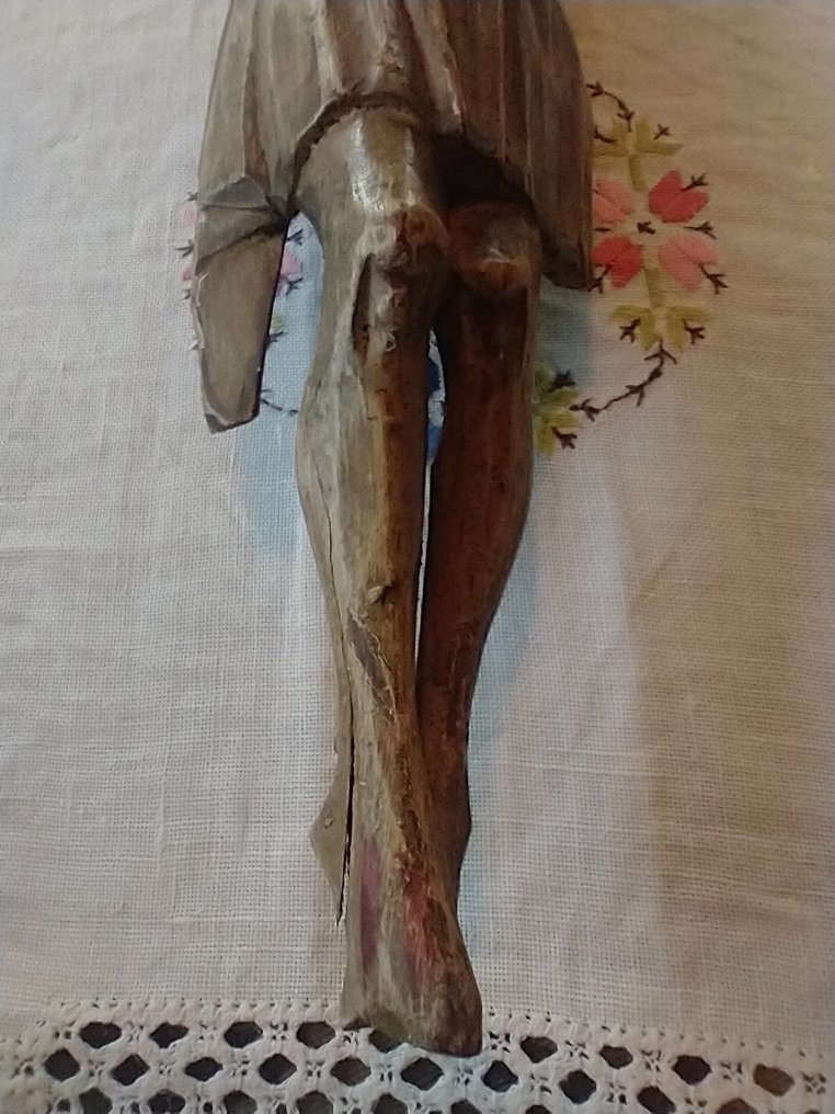 Gothic Style Crucifix - Limewood - 1850-1900 - Corpus Christi  #3.2