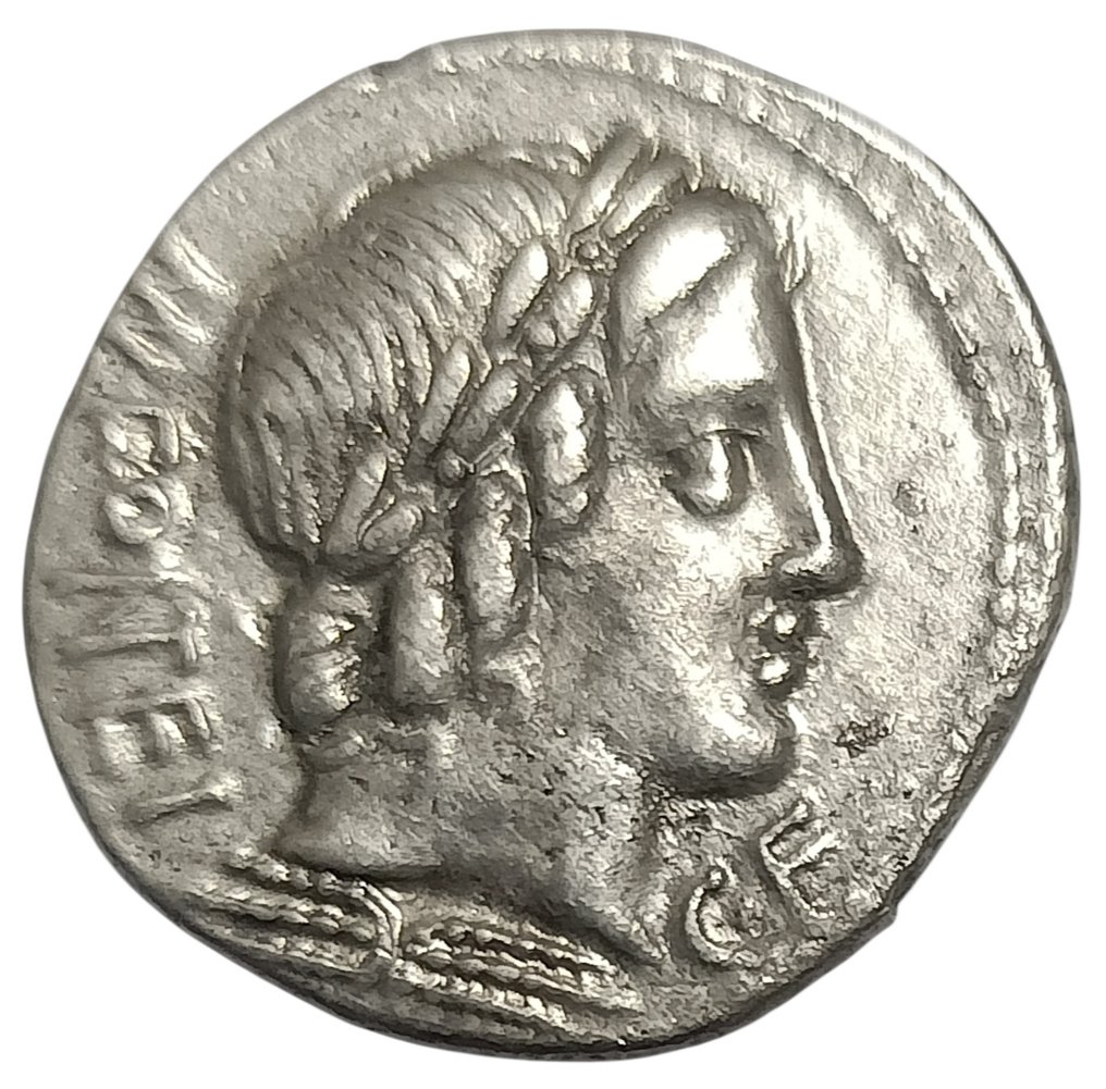 République romaine. Mn. Fonteius, 108-107 av. J.-C.. Denarius #1.0