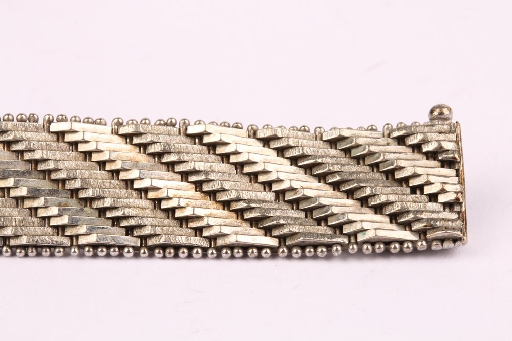 没有保留价 - 手镯 银 - 复古蛇链 #2.1