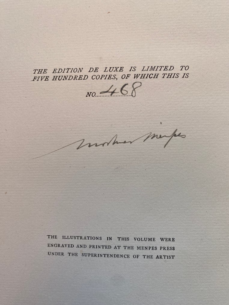 Mortimer Menpes - Venice, Signed, Number Deluxe Edition - 1904 #1.0