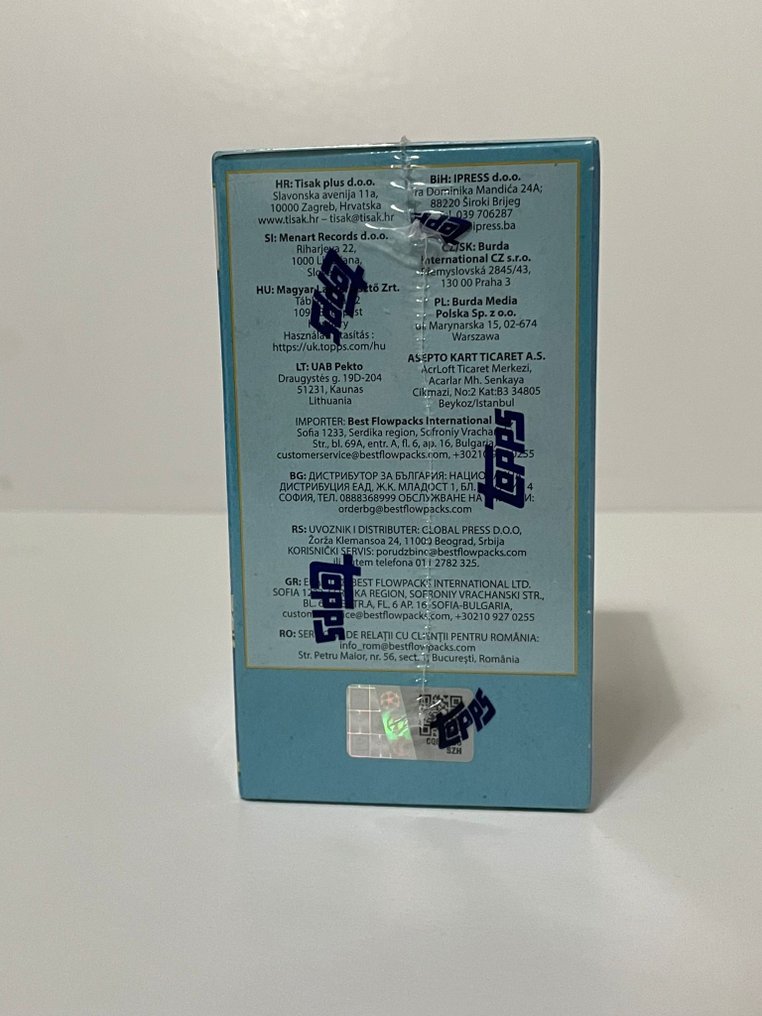 2024/25 Topps Merlin Parallel kártya, Dedikált kártya, Eredeti csomagolás, Kártya behelyezése - 1 Box - Kitűnő (EX) #3.2