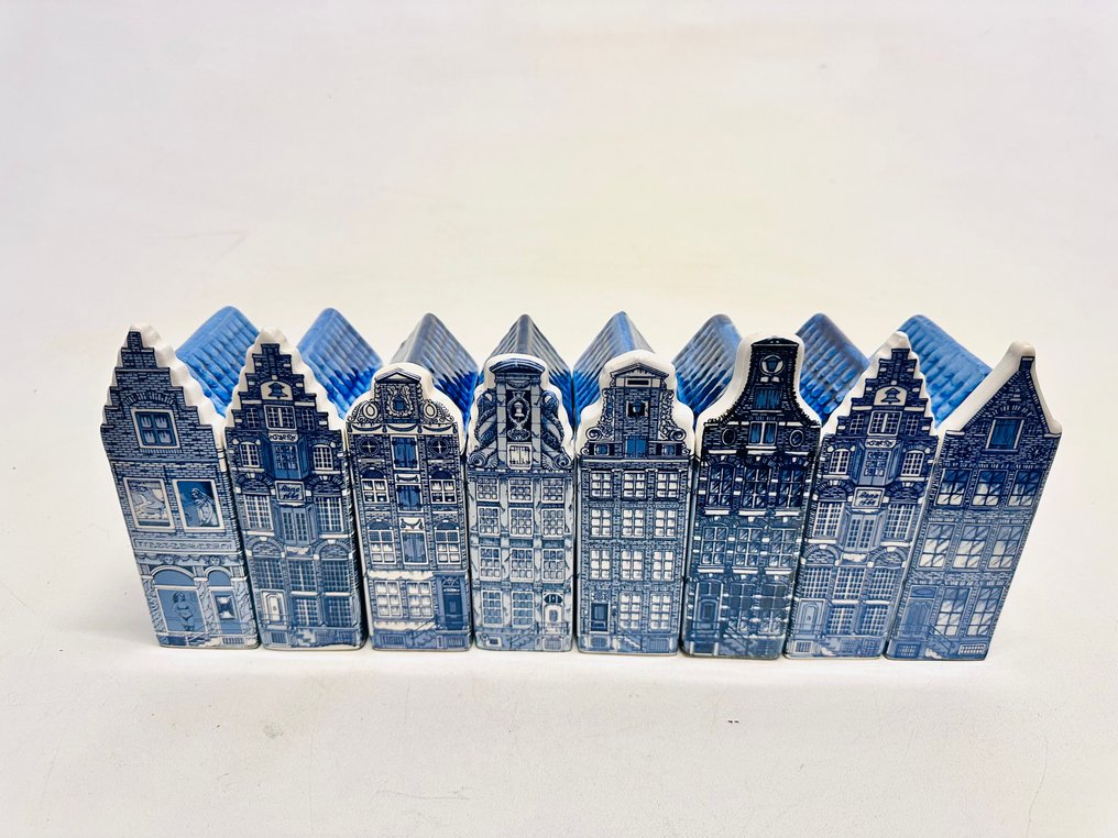 裝飾飾物 (8) - Delft - Delft Blue 运河房屋,阿姆斯特丹系列 - 荷蘭 #3.2