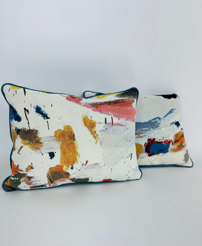 Due cuscini realizzati con tessuto Pierre Frey “Arty Tapisserie” - Μαξιλάρι (2) #1.0