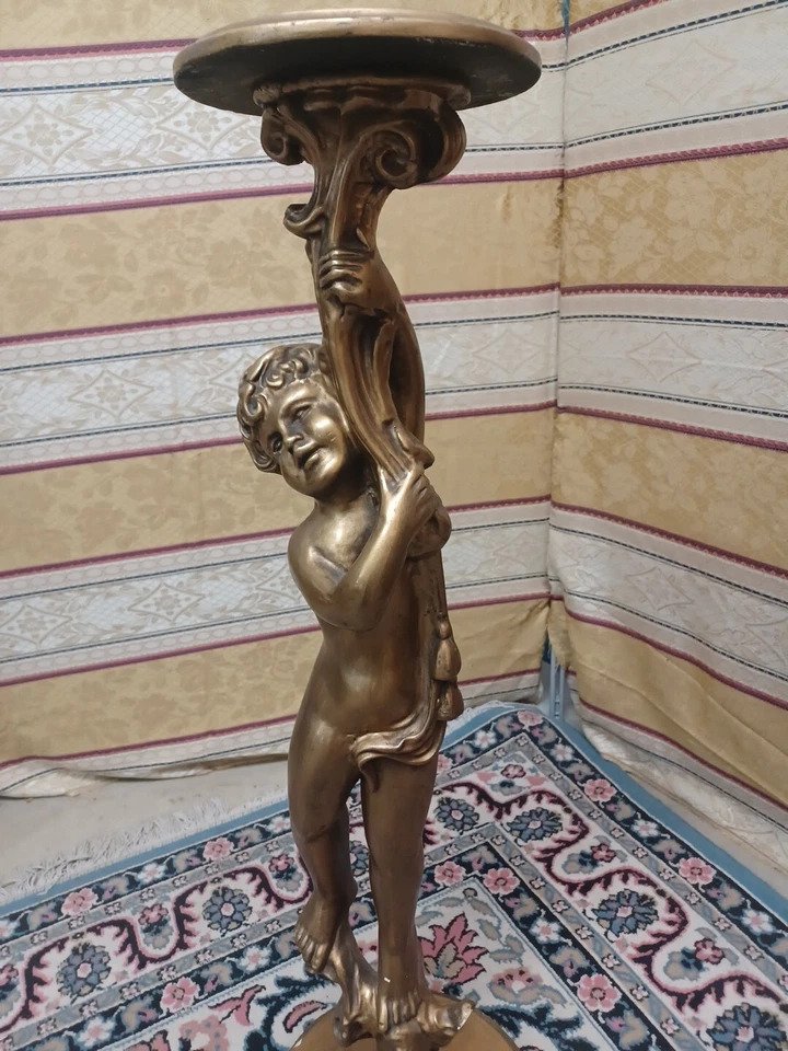  Αρχιτεκτονικό στολίδι - 1970-1980 - στήλη με παιδί σκαλιστό  #3.2