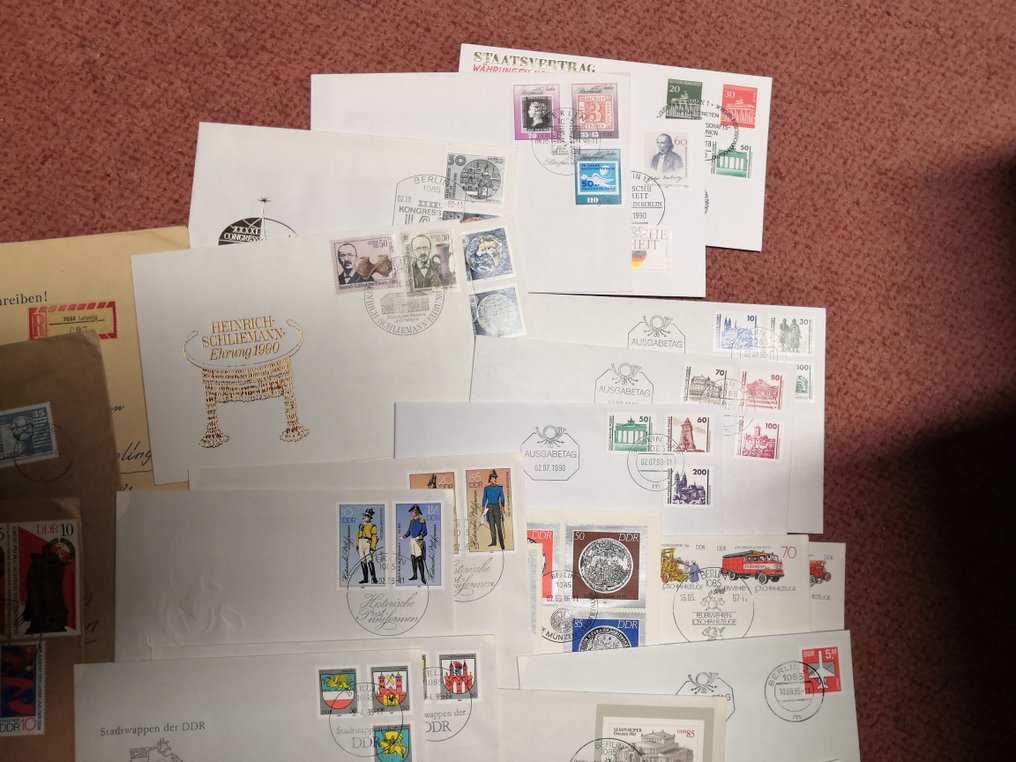 GDR - 280 often lavishly franked letters #3.2