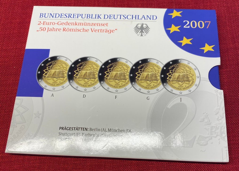 Γερμανία. 2 Euro 2006/2023 (35 coins) Proof + BU  (χωρίς τιμή ασφαλείας) #2.1