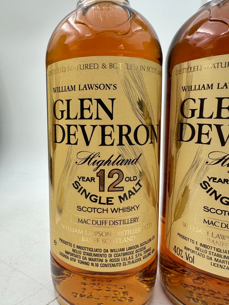 Glen Deveron 12 years old  - b. 1980s - 75cl - 2 bottles #1.0