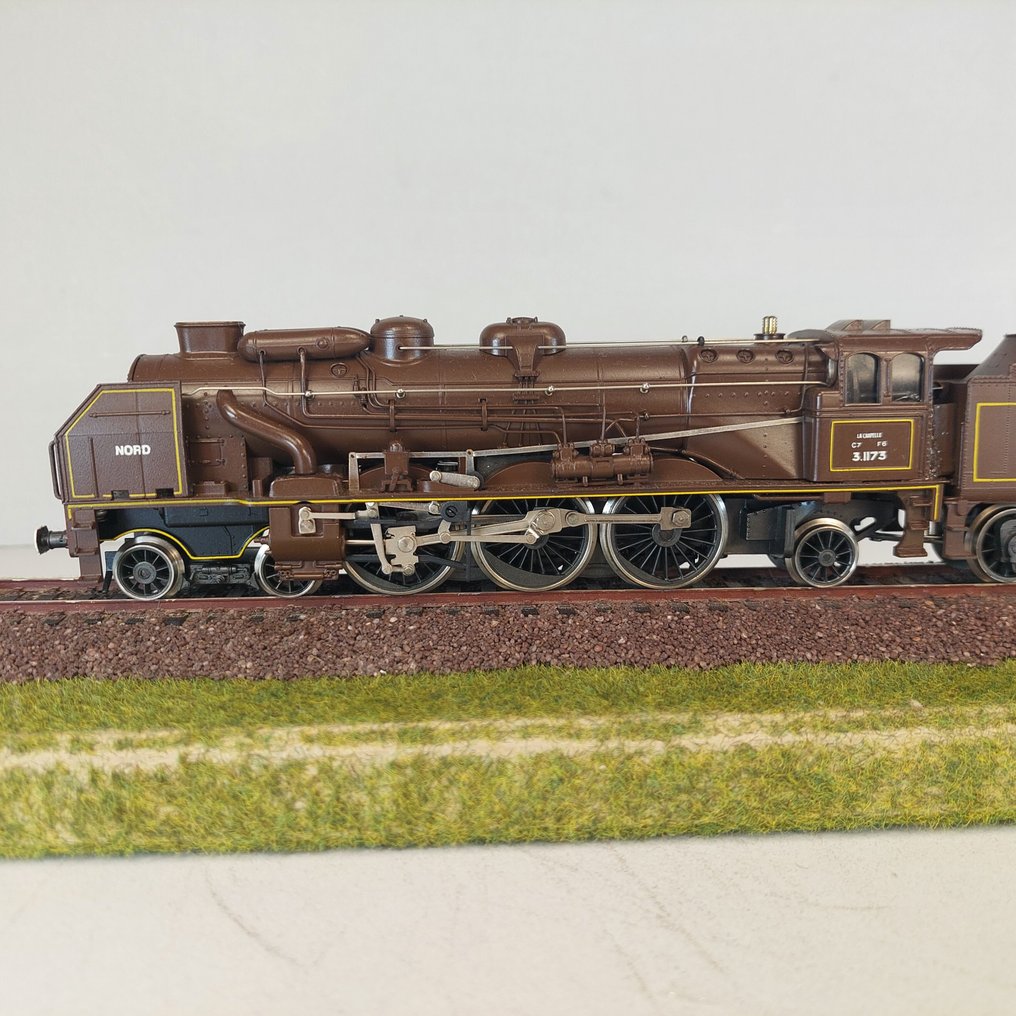 Rivarossi H0 - 1337 - Damplokomotiv med tilhengervogn (1) - Pacific 231 Chapelon Nord N° : 3.1173 BO - SNCF #1.0