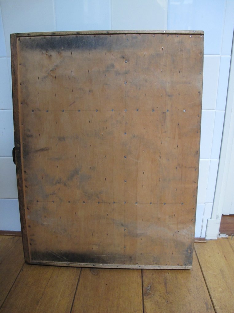 木版印刷(版本) - 原始的木制印刷厂字模架 1940 - 荷兰 #3.2