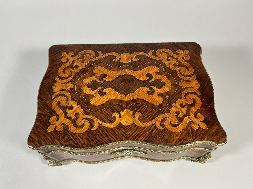 珠宝盒 - 西阿拉黄檀木, 郁金香木 #2.1