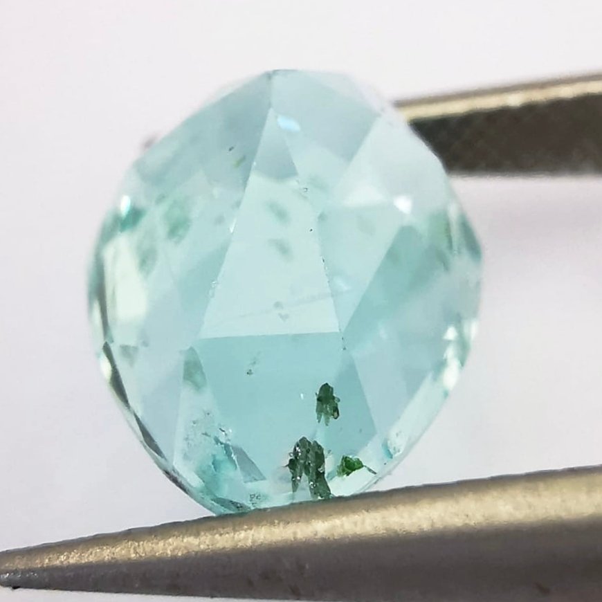 χωρίς τιμή ασφαλείας Ακουαμαρίνης  - 5.68 ct - Antwerp Laboratory for Gemstone Testing (ALGT) - Ανοιχτό μπλε (πράσινο) #3.2