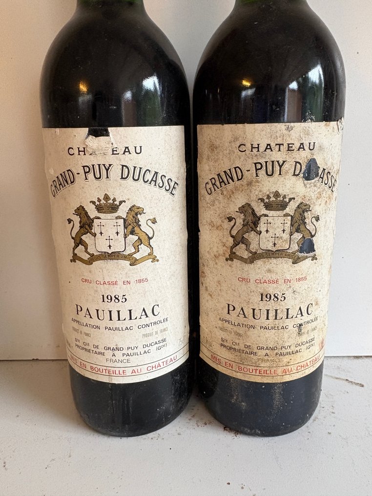 1985 Château Grand Puy Ducasse - Pauillac 5ème Grand Cru Classé - 2 Pullot (0.7 L) #1.0