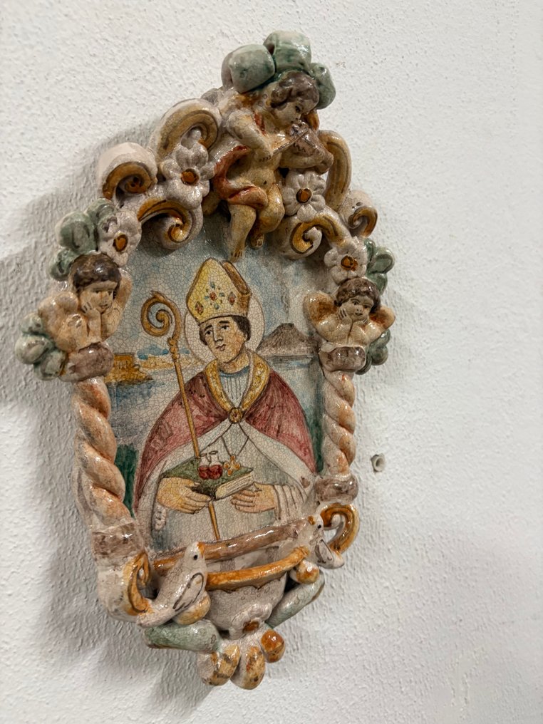  Κολυμβήθρα αγιασμού - 1950-1960 - San Gennaro - 30 εκ  #2.1