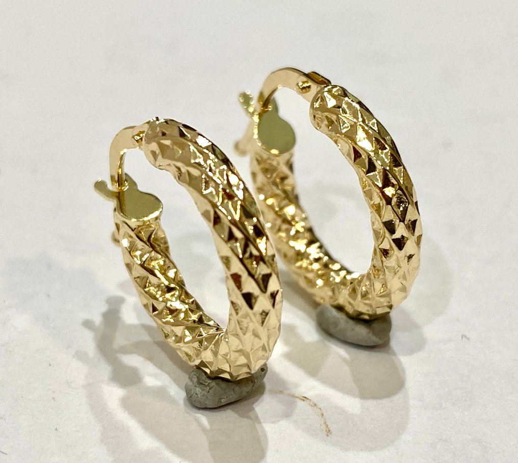 Ingen mindstepris - Creol øreringe - 18 kraat Gulguld #2.1