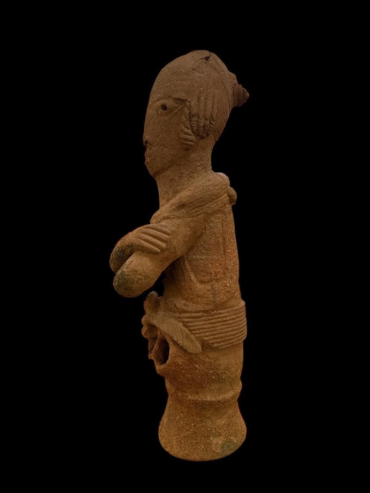 Cultura Nok Terracotta, Seduto Statuetta - 64 cm #1.0