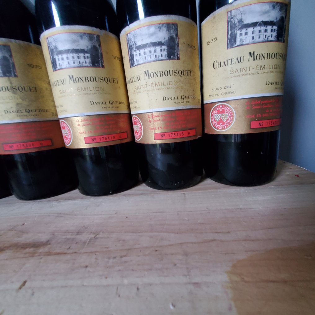 1975 Château Montbousquet - Saint-Émilion - 6 Flaskor (0,75L) #2.1