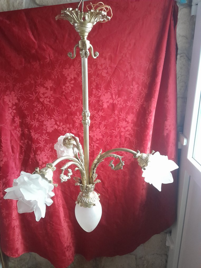 Csillár - Patinált bronz - Art Nouveau en bronze #1.0