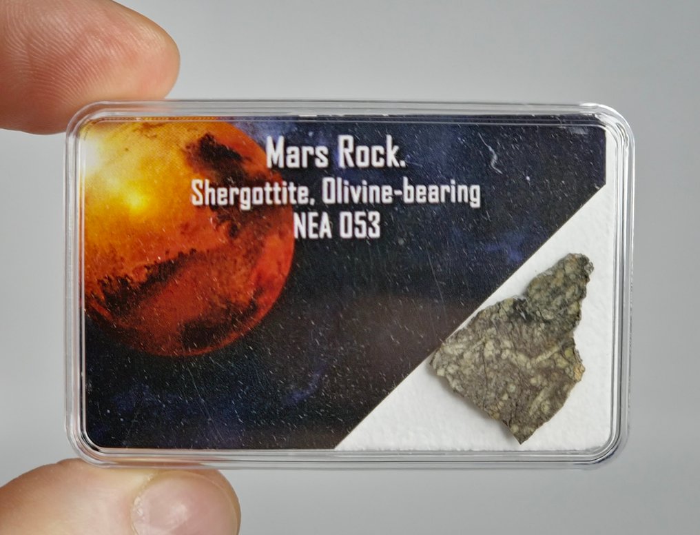 火星陨石（舍尔戈石，橄榄石含量丰富） NEA 053. - 0.73 g - (1) #2.1