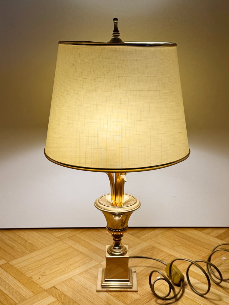 Boulanger - Lampe - Lampe de table de style Hollywood Regency - Laiton - Lampe de table Regency #1.0
