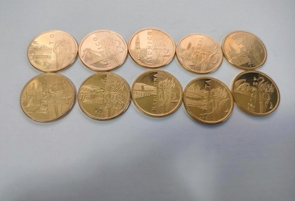 Συλλογή Χρυσών Νομισμάτων Ολυμπιακών Αγώνων 1964-2000  #1.0