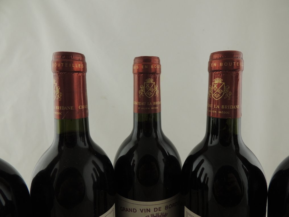 1994 Château La Bridane - Saint-Julien Cru Bourgeois - 8 Flaskor (0,75L) #2.1