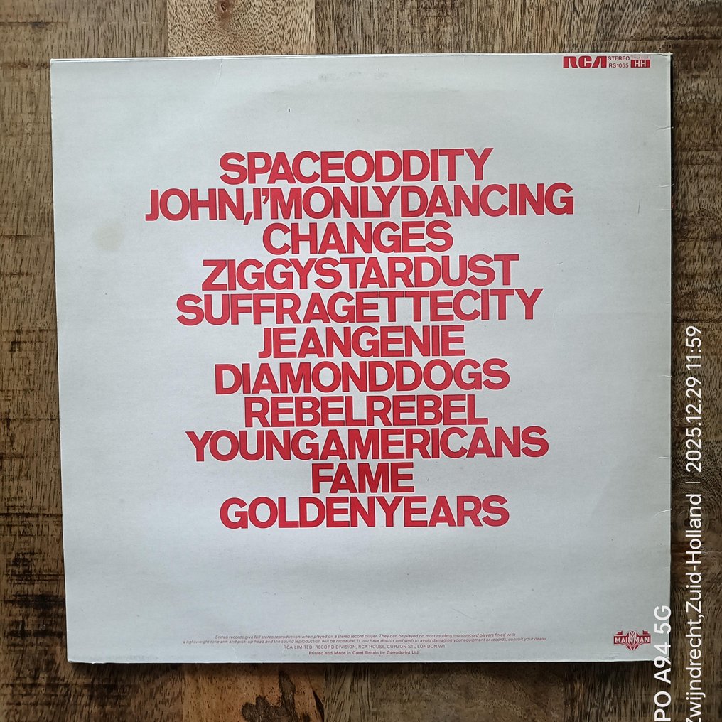 David Bowie - 4x Albums - Albume LP (mai multe articole) - Stereo - 1972 #2.1