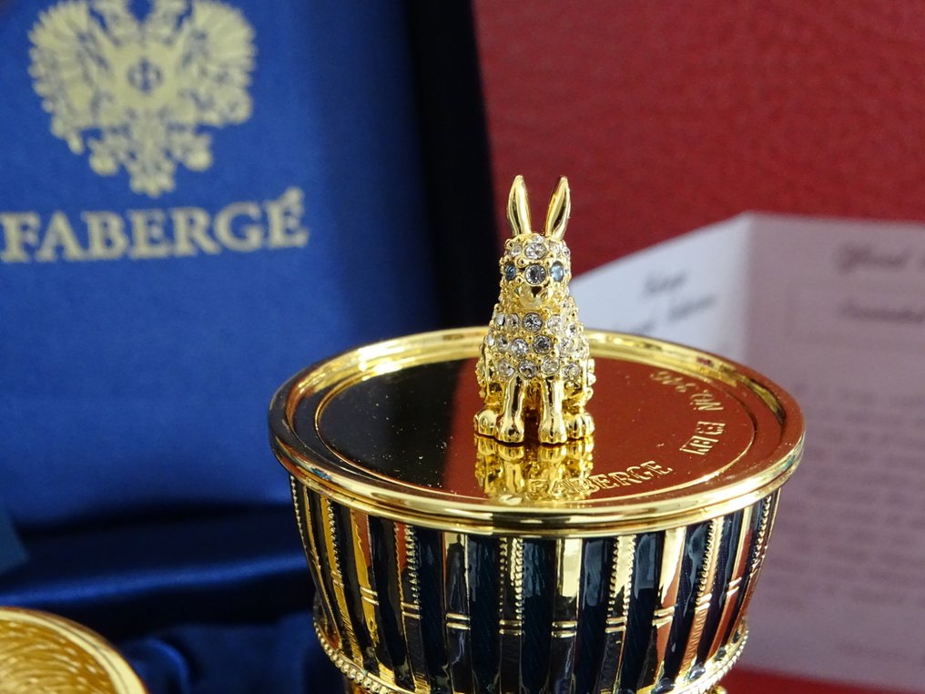 Φιγούρα - House of Fabergé - "Imperial Rabbit Egg" - Σμάλτο #2.1