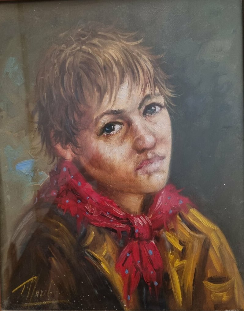 Tristano Marchi (1936) - Ritratto bambino - NO RESERVE #2.1