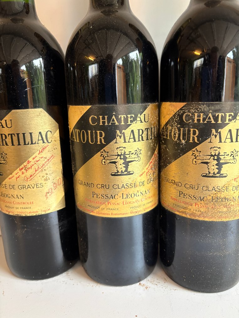 1990 Château Latour Martillac - Bordeaux, Graves Grand Cru Classé - 3 Pullo (0.75L) #1.0
