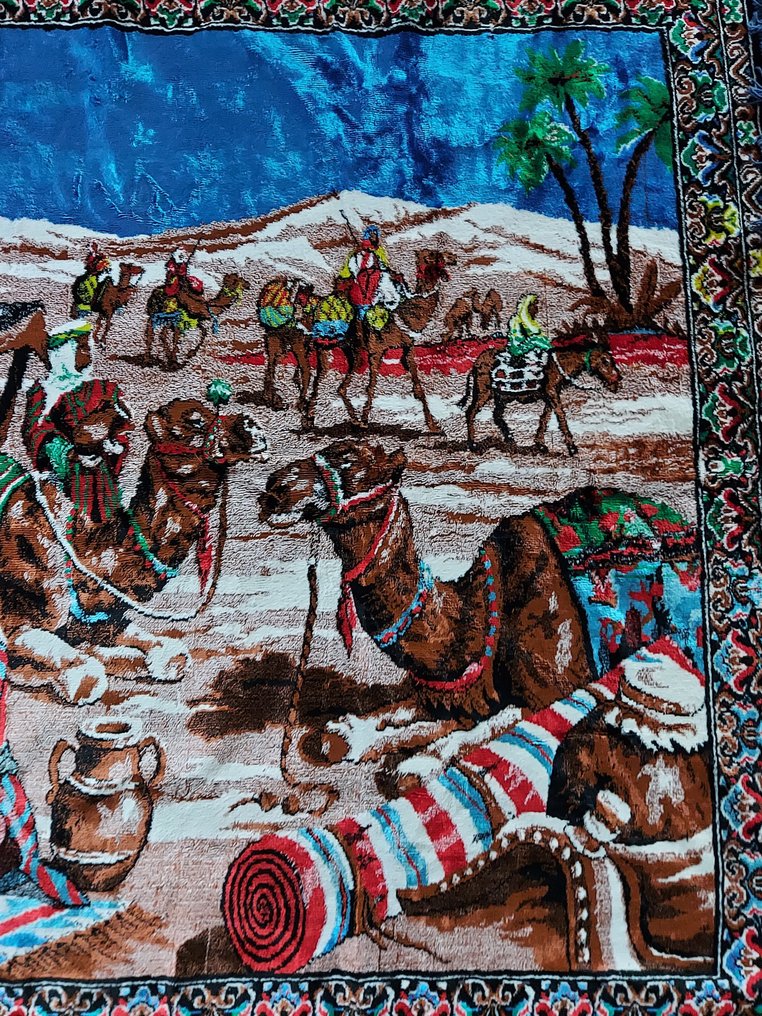 Groot kleurrijk Wandkleed - Gobelin  - 120 cm - 190 cm #1.0