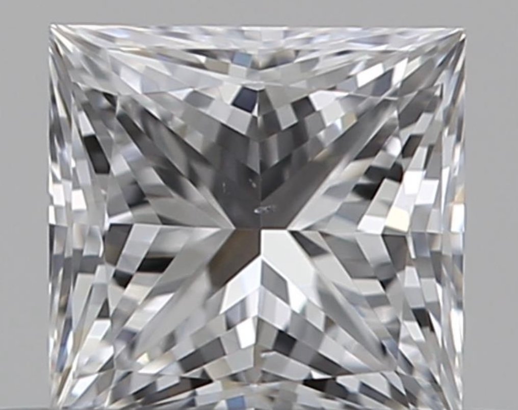 没有保留价 - 1 pcs 钻石  (天然)  - 0.35 ct - 方形 - D (无色) - VS2 轻微内含二级 - 美国宝石研究院（GIA） #1.0