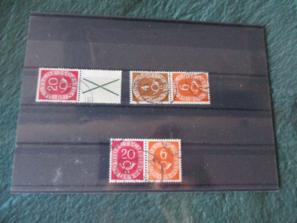 Duitsland 1954 - Samenvattingen van Heuss en Posthorn - ZSD #1.0