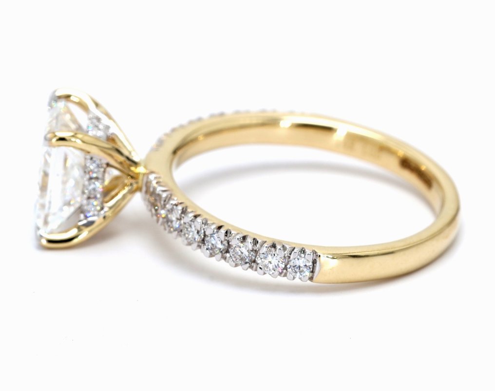 訂婚戒指 - 14 克拉 黃金 - 2.46ct. tw. 鉆石 (實驗室培育) - 鉆石 - 订婚戒指 #2.1