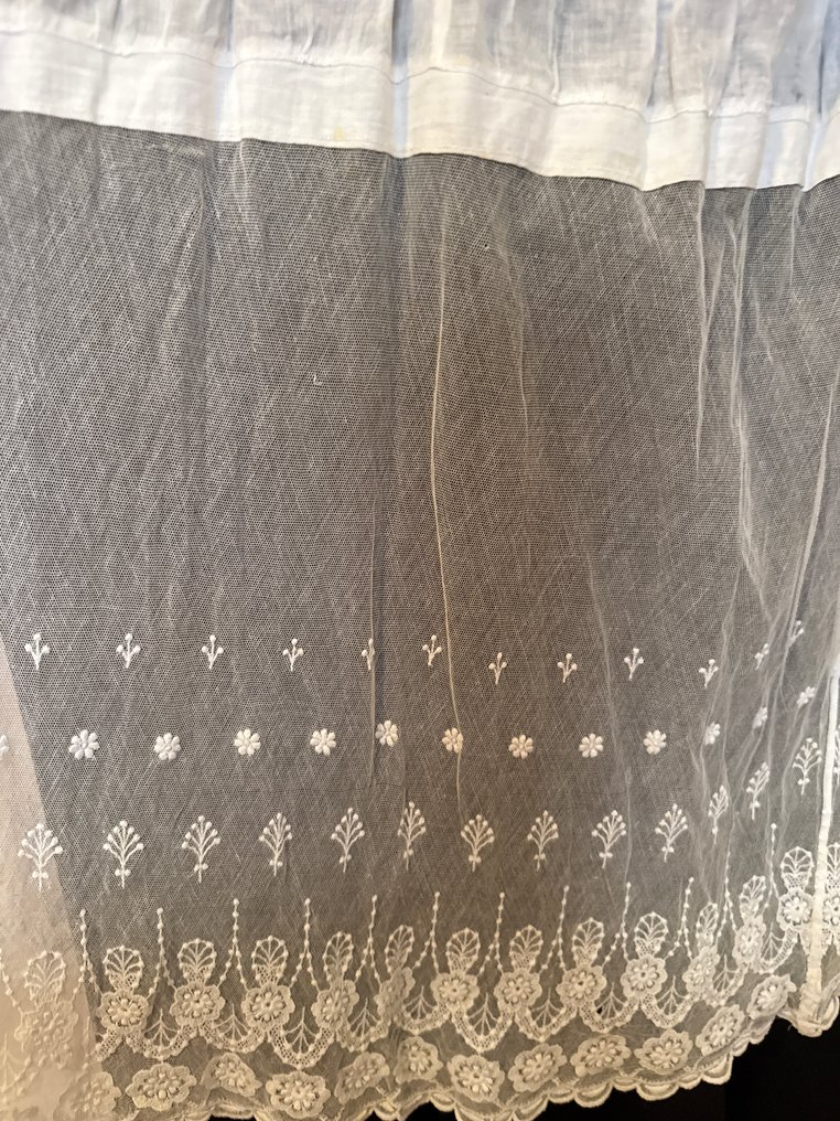 阿伦松蕾丝主教礼袍 - 古董 - 棉 - 20世纪初 #1.0