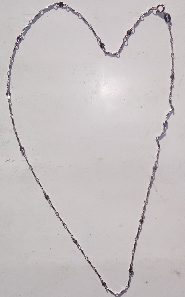 Ingen reservasjonspris - Halskjede Platina #1.0